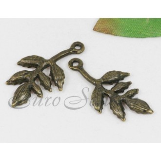 Подвеска мет.№420 18х32мм цв.Ant.Bronze (цена за 1шт)